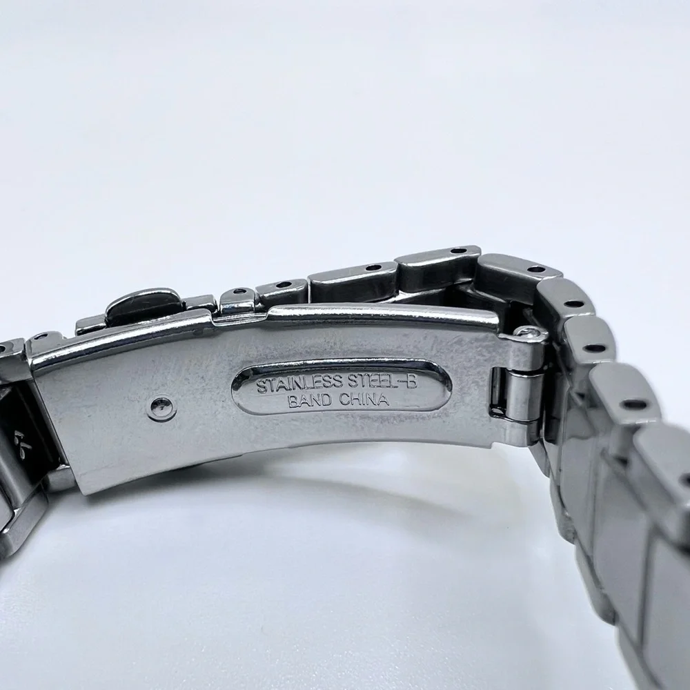 Seiko 7N82-0C40 Women’s Stainless Steel Watch Sapphire Crystal 7.5”